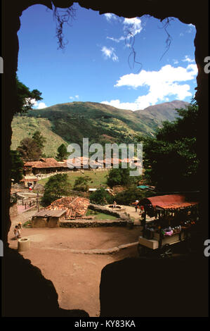 Los Aleros thematische Park typisch andinen Dorfes in Merida, Venezuela Stockfoto