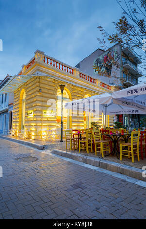 Coffee shop in Psirri Nachbarschaft von Athen. Stockfoto