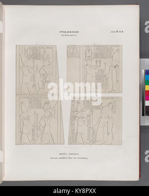 Ptolemaeer. Ptol. Iii. Euergetes I. Oestl. Theben (Theben) - Karnak, nördliches Thor der Umwallung (Nypl b 14291191-44031) Stockfoto