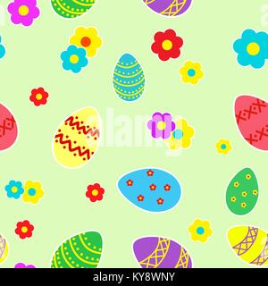 Ostern nahtlose Muster Stock Vektor