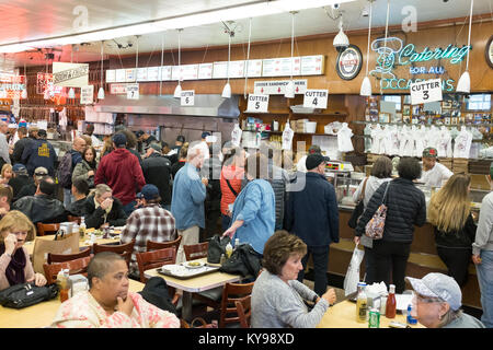 Katz's Deli, in der New Yorker Lower East Side in Manhattan Stockfoto