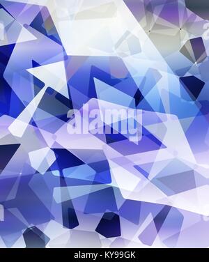 Abstrakter blauer Hintergrund. Vektor-Illustration. Stock Vektor