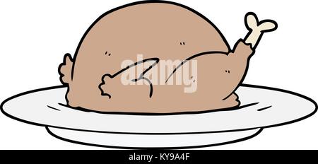 Cartoon gekocht Türkei Stock Vektor