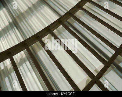Eisengeländer Silhouette in architektonischen Detail Stockfoto