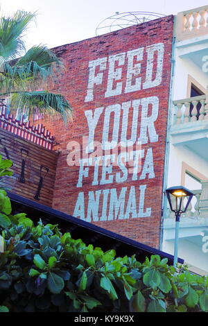Füttern Sie Ihre fiesta Tier Stockfoto