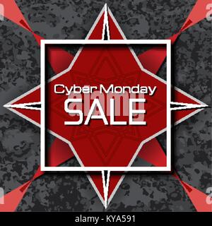 Cyber Monday Verkauf banner Stock Vektor