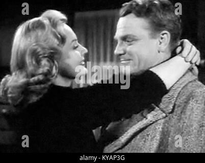 Virginia Mayo und James Cagney in weißen Hitze trailer Stockfoto