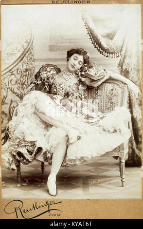 La Belle Otero, durch Léopold-Émile Reutlinger Stockfoto