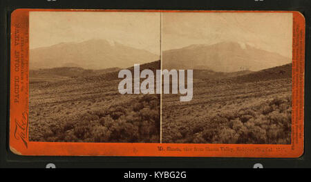 Mt. Shasta, Ansicht von Shasta Valley, Siskiyou Co., Cal, durch Taber, I. W. (Jesaja West), 1830-1912 Stockfoto