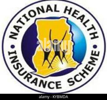 Das National Health Insurance Scheme (NHIS) in Ghana ist ein staatliches Programm, das Bürgern Zugang zu Gesundheitsdienstleistungen bietet und landesweit eine universelle Gesundheitsversorgung fördert Stockfoto