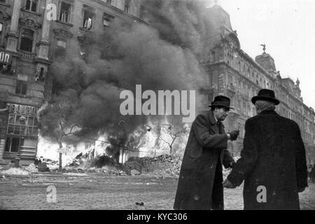 Nyugati (Berlini) tér eine Váci út felé nézve. 22892 Fortepan Stockfoto