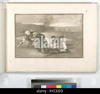 Otro Modo de cazar á Pie (Nypl b 14923841-1109408) Stockfoto