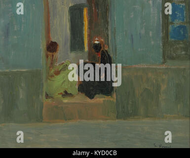 Pedro Figari - Negras en la puerta o Negras en zaguán - Google Kunst Projekt Stockfoto