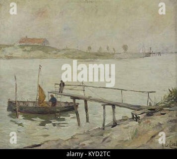 Pier (am frühen Morgen) von Adolf le Comte Stockfoto