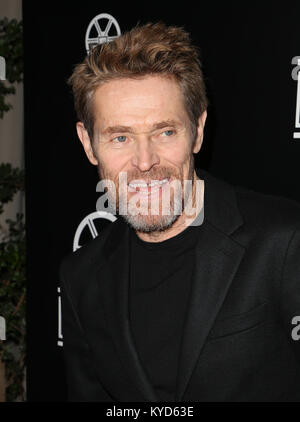 Century City, Ca. 13 Jan, 2018. Willem Dafoe, an der 43. jährlichen Los Angeles Film Critics Association Awards in Century City, Kalifornien am 13. Januar 2018. Credit: Faye Sadou/Medien Punch/Alamy leben Nachrichten Stockfoto