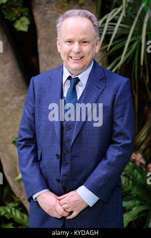 London, Großbritannien. 14 Jan, 2018. Regisseur Nick Park besucht die Weltpremiere des frühen Menschen bei BFI IMAX. Im Bild: Nick Park. Credit: Julie Edwards/Alamy leben Nachrichten Stockfoto