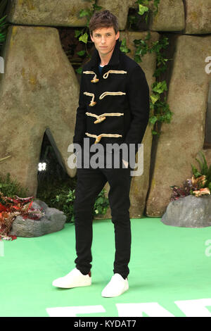 London, Großbritannien. 14. Januar, 2018. Eddie Redmayne, der frühe Mensch - Weltpremiere, BFI IMAX, London, UK, 14. Januar 2018, Foto von Richard Goldschmidt Credit: Rich Gold/Alamy leben Nachrichten Stockfoto