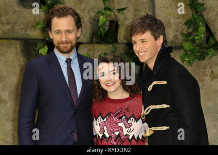 VIP-Ankünfte am frühen Menschen Weltpremiere auf der BFI IMAX in Central London. Stockfoto