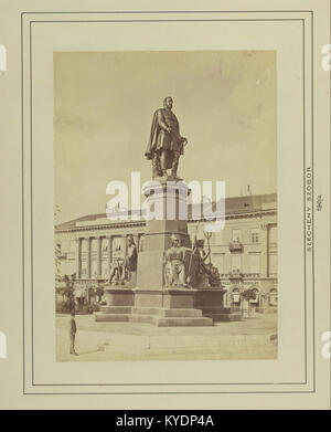 Széchenyi István (Ferenc József) tér, Széchenyi István szobra József (Engel, 1880). - Budapest, Fortepan 82263 Stockfoto