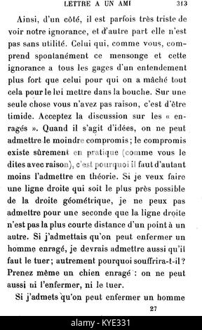 Ein Auszug aus Leo Tolstois unveröffentlichter Korrespondenz, der Einblicke in seine Gedanken über Moralphilosophie, Gesellschaft und Literatur zu seinen Lebzeiten bietet. Stockfoto