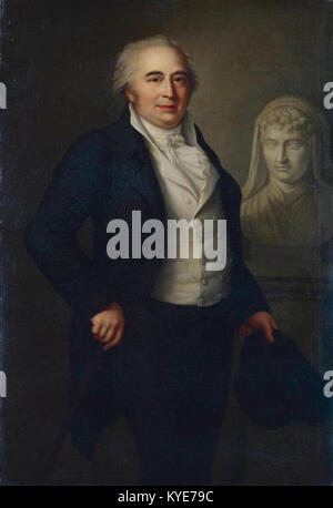 Traugott Leberecht Pochmann - Bildnis Johann Gotthold Quandt (Ca. 1800). Stockfoto