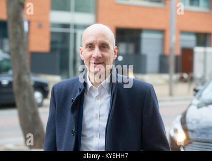 Baron Adonis, Andrew Adonis, kommt an der ITV Studios auf 'Peston am Sonntag', bewirtet durch Robert Peston angezeigt werden Stockfoto