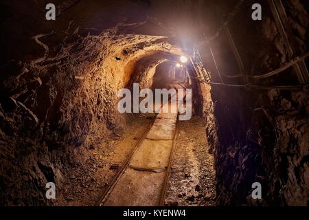 Alten Mine Tunnel Stockfoto