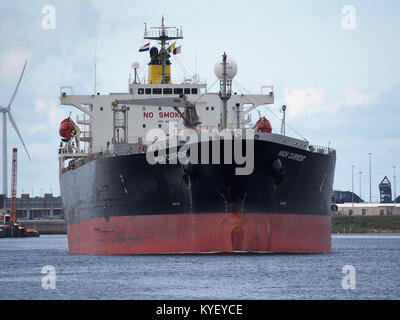 Hoher Strom (Schiff, 2009) IMO 9400801, Noordzeekanaal pic 1. Stockfoto