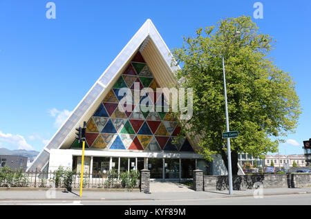 Übergangszeit Christchurch Kathedrale oder Pappe Kathedrale im Zentrum von Christchurch, Canterbury, South Island, Neuseeland. Stockfoto