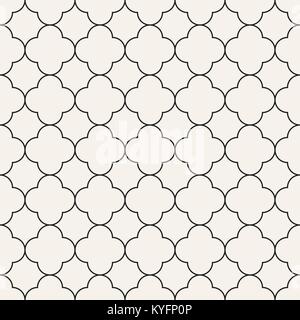 Nahtlose Muster im orientalischen Stil. monochromen Vector Stock Vektor