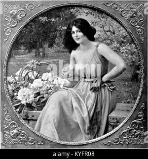 Das Gemälde „Frühlingsblüten“ von Wilhelm Menzler zeigt Frühlingsblumen in Naturlandschaften und hebt die jahreszeitliche Blüte, Farbe und die Erneuerung der Natur hervor. Stockfoto