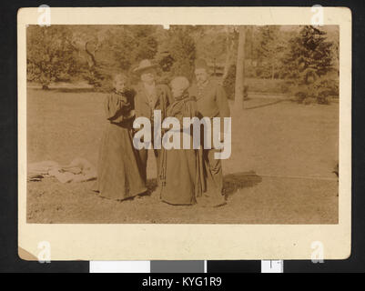 Portrett av Beate Kielland, Bjørnstjerne Bjørnson og og Karoline Alexander Kielland, 1896-no-nb DigiFoto-Maker 20160609 00131 bldsa BB 1794 Stockfoto