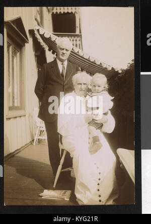 Portrett av Karoline og Bjørn Bjørnson på Aulestad-no-nb DigiFoto-Maker 20160712 00123 bldsa BB 0417 Stockfoto