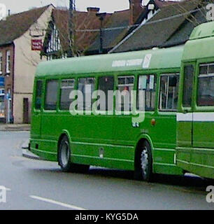 Bewahrt London Land (NBC) Bus SNB 449 (YPL 449 T) 1979 Leyland National, 2008 St Albans läuft Tag Stockfoto