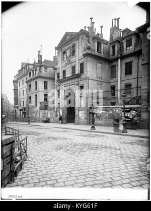 Gefängnis Saint-Lazare - Vue générale sur Rue - Paris 10 - Médiathèque de l'architecture et du patrimoine - APMH 00037792 Stockfoto