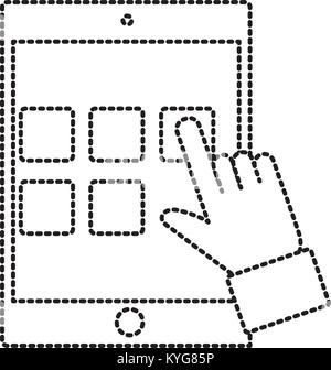 Tablet Apps Symbol Stock Vektor