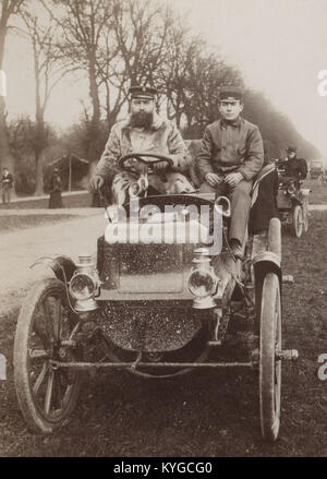 René de Knyff, Sieger Coupe du Premier Rallye-Paper du 11. Dezember 1898 Stockfoto