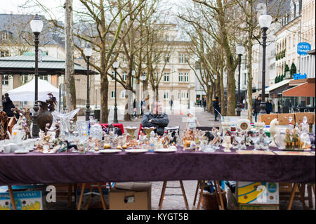 Traditionellen antiken Basar in Luxemburg Stockfoto