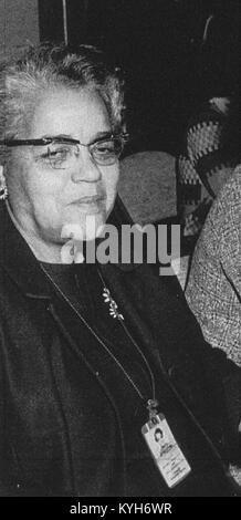 Amerikanischer Mathematiker Dorothy Vaughan, 'Human Computer' an NACA arbeiten, später die NASA Stockfoto