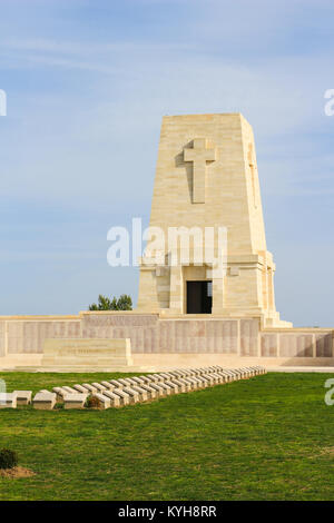 Anzac Türkei - 22 Juli 2016: Denkmal für die Soldaten, die an der Anzac Cove starb, Türkei die Szene eines der blutigsten Kampagnen des zweiten Weltkriegs 1. Stockfoto