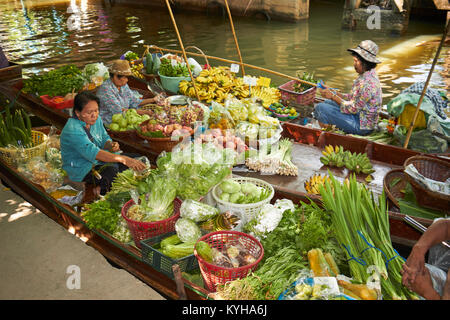 Klong Kop Mayom Floating Market, Bangkok, Thailand Stockfoto