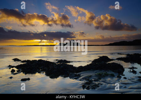 Church in the Sea, Porth Cwyfan, Aberffraw, Anglesey, North Wales, Stockfoto