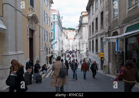 Baixa, Lissabon, Portugal Stockfoto