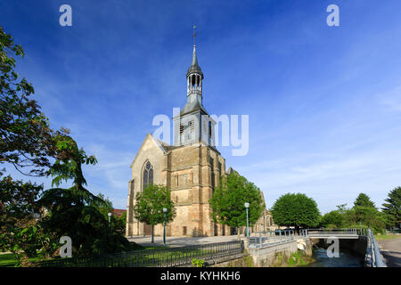 Frankreich, Haute-Marne (52), Montier-en-Der, Église paroissiale Notre-Dame // Frankreich, Haute-Marne, Montier-en-Der, Kirche Notre Dame Stockfoto