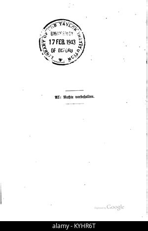 Dies ist eine frühe Seite (S.002) aus den Judengeschichten von Leopold von Sacher-Masoch, die Geschichten über jüdische Gemeinden im Europa des 19. Jahrhunderts illustriert. Stockfoto