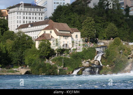 Rheinfall in Schaffhausen, Schweiz Stockfoto