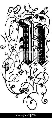 Seite aus „Histoires des Canadiens-francais“ von Sulte, 1882, über französisch-kanadische Geschichte und kulturelle Veranstaltungen von 1608 bis 1880. Stockfoto