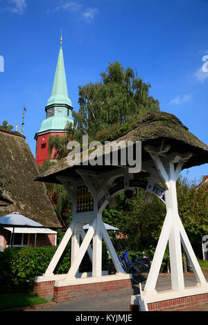 Steinkirchen, Hotel Windmüller, Altes Land, Niedersachsen, Deutschland Stockfoto