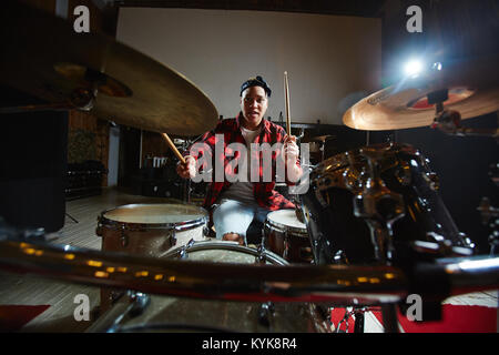 Drum Beats Stockfoto