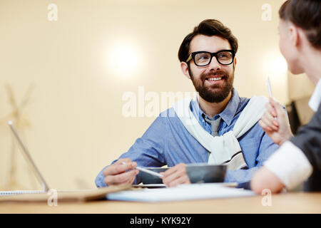 Neue Ideen zu diskutieren Stockfoto